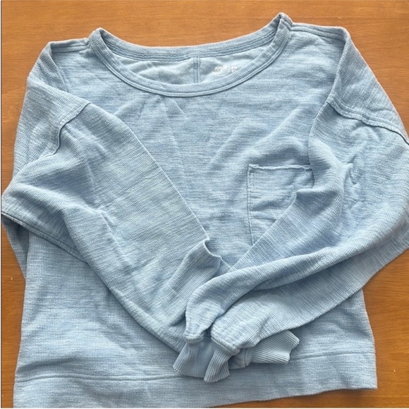 aerie Tops - Aerie Light Blue Sweatshirt